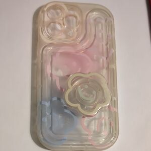 Clear and Pastel Phone Case